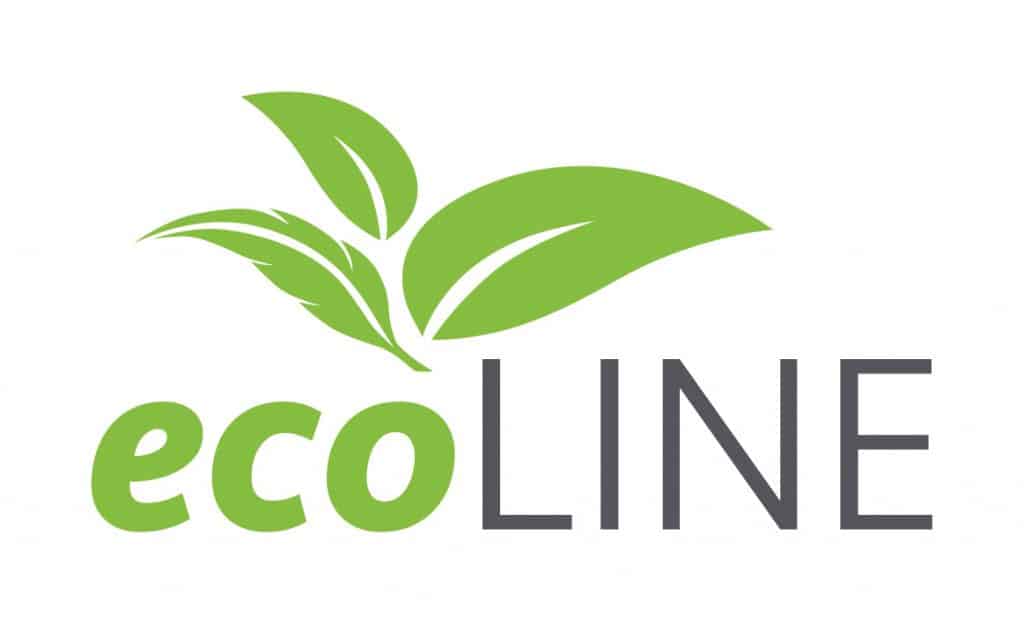 50µ statt 90µ: Das Logo des ecoLINE Sortiments von allfo. Foto: allfo